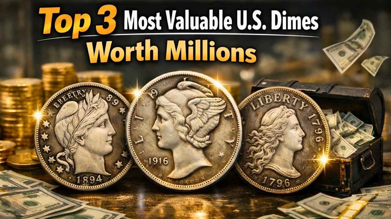 Top 3 Most Valuable U.S. Dimes Coins Worth Millions That Could Be Sitting in Your Collection